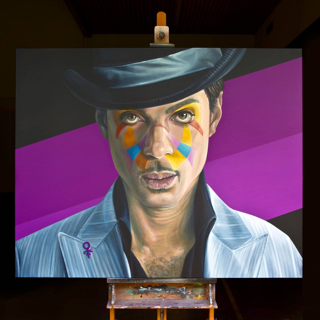 Tymon de Laat - Purple paint