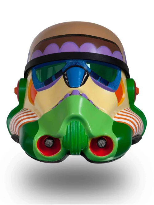 stormtrooper helmet brown top fine art print